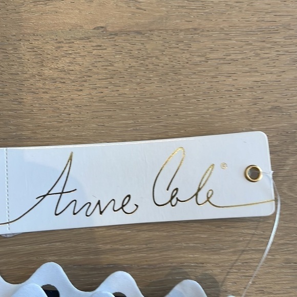 NWT Anne Cole BLACK RIC-RAC SOLIDS BIKINI BOTTOM - Picture 5 of 5